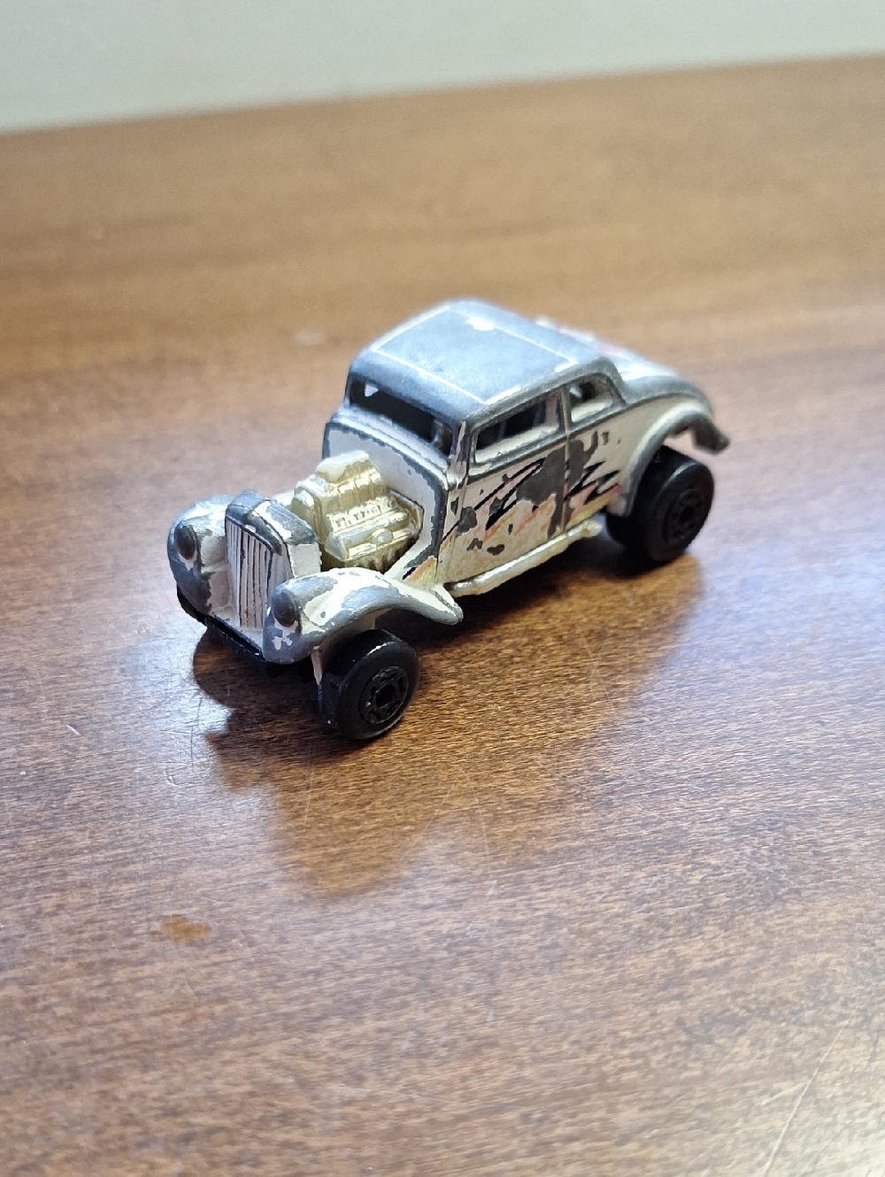 Matchbox Willys Street Rod Classic White Die-Cast Hot Rod Toy Car for Kids 1982